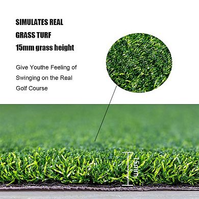 ELEMENT ACE Artificial Turf Golf Training Mat Indoor Outdoor Swing Practice