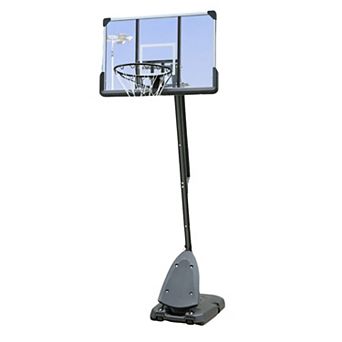 ELEMENT ACE Portable Height-Adjustable Basketball Hoop with Stable Base and Polycarbonate Backboard