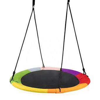 40-Inch Flying Saucer Tree Swing for Kids, Easy Installation