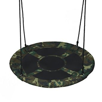 40-Inch Flying Saucer Tree Swing for Kids, Easy Installation