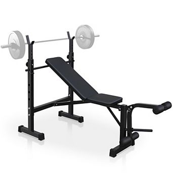 ELEMENT ACE Multifunctional Strength Training Bench with Squat Rack for Home Fitness