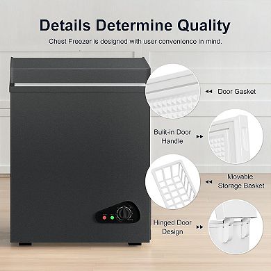 5.0 Cu Ft Chest Freezer With All-climate Compressor