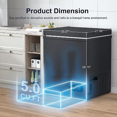 5.0 Cu Ft Chest Freezer With All-climate Compressor