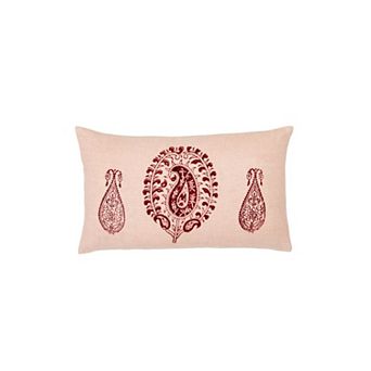 Tashkent Plum Lumbar Pillow Cover