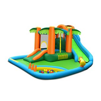 Inflatable Water Slide Park with Upgraded Handrail - No Blower