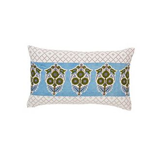 Parakeets Blue/Green Pillow Cover