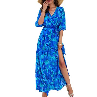 manon maxi dress Manon Green Graphic Print Silk Maxi Dress, XS / Green