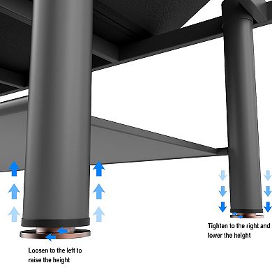 Massage Table Adjustable Back, Metal Frame, 4 Circular Legs,Segmented