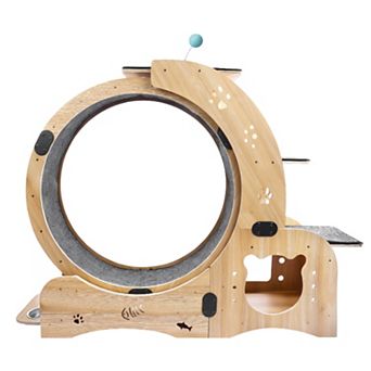 ELEMENT ACE 6-in-1 Multi-Functional Indoor Pet Exercise Wheel with Silent Operation