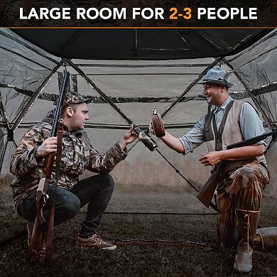 5 in 1 Detachable Hunting Blind for 2 to 3 People with Skylight