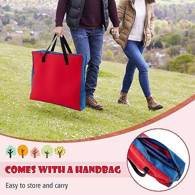 Jumbo 4 In A Row Game Set With 42 Coins And Carrying Bag