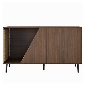 ELEMENT ACE Modern Two-in-One Cat Furniture Cabinet Side Table with Scratcher