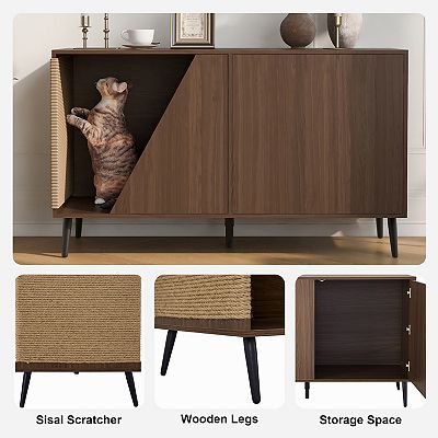 ELEMENT ACE Modern Two-in-One Cat Furniture Cabinet Side Table