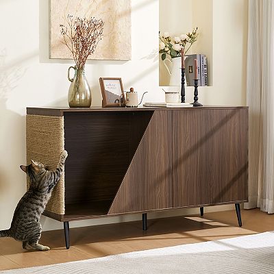ELEMENT ACE Modern Two-in-One Cat Furniture Cabinet Side Table