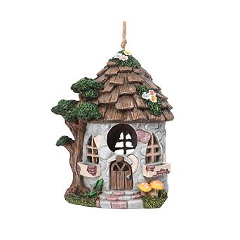 Resin Decorative Garden Bird House