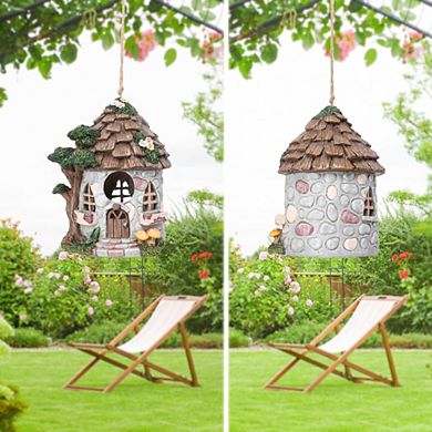 Resin Decorative Garden Bird House