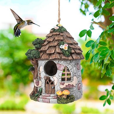 Resin Decorative Garden Bird House