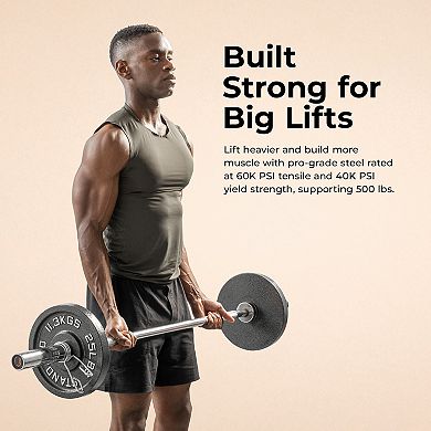 Sunny Health & Fitness 60” (5 ft) Olympic Barbell Bar