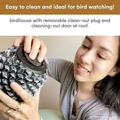 Solid Made Pinecone Hanging Bird House