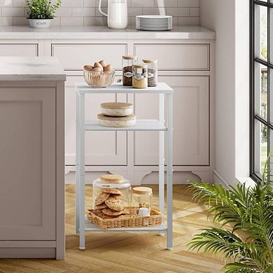 Narrow End Table With Storage