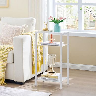 Narrow End Table With Storage