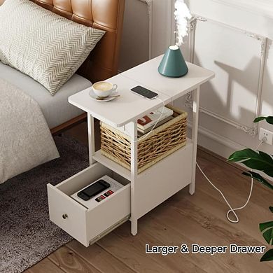End Table With Charging Station