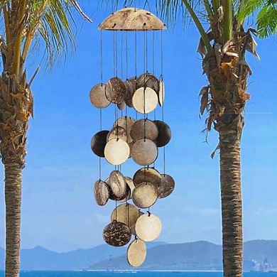 Handmade Coconut Shell Wind Chimes