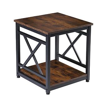 X-Design Frame Industrial End Table