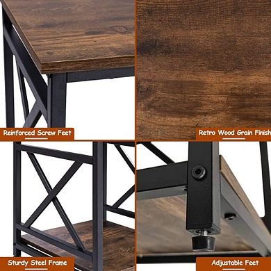 X-Design Frame Industrial End Table