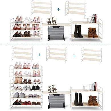 Stackable Fabric Shoe Rack