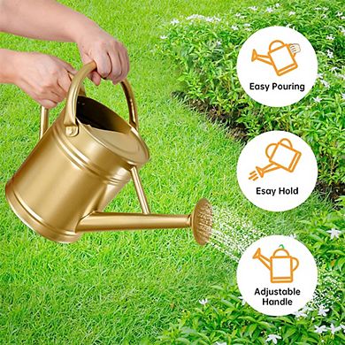 Galvanized Steel Flower Garden Watering Can