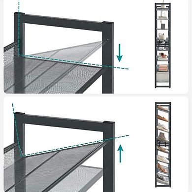 8-Tier Stackable Shoe Rack