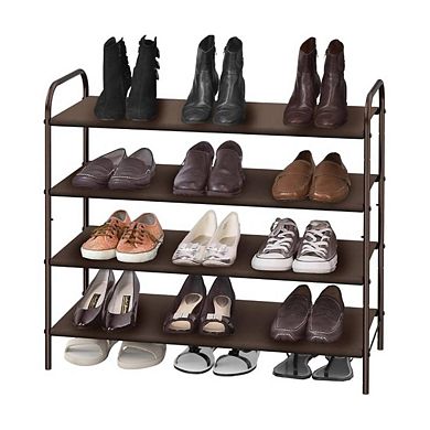 4-Tier Fabric Shoe Rack