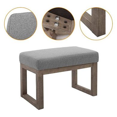 27-Inch Padded Hallway Bench