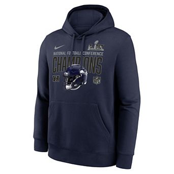 Men's NFL 2025 Conference Champions Seattle Seahawks Glory Shield Graphic Hoodie