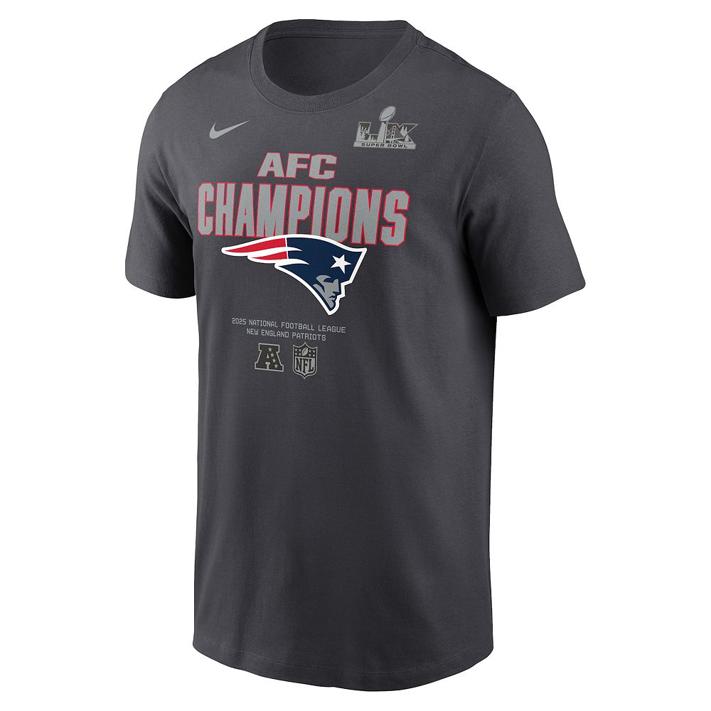 Men's NFL 2025 Conference Champions New England Patriots Graphic Tee