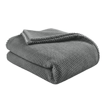 SUPERIOR Victoria Fluffy Fleece Reversible Throw Blanket