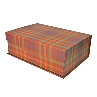 Celebrate Together™ Fall Plaid Pattern Paperbox