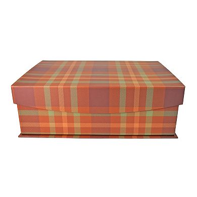 Celebrate Together™ Fall Plaid Pattern Paperbox