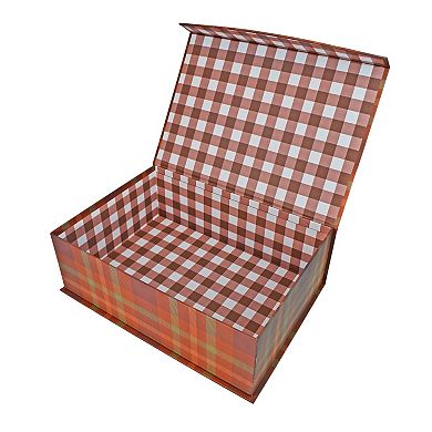 Celebrate Together™ Fall Plaid Pattern Paperbox