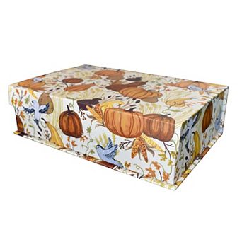 Celebrate Together™ Fall Blue Bird Harvest Pumpkin Paperbox