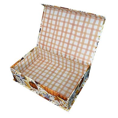 Celebrate Together™ Fall Blue Bird Harvest Pumpkin Paperbox