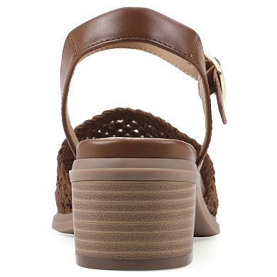 Cliffs by White Mountain Cortland Women's Block Heel Sandals