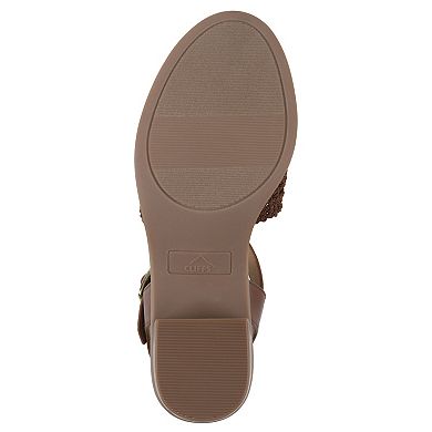 Cliffs by White Mountain Cortland Women's Block Heel Sandals