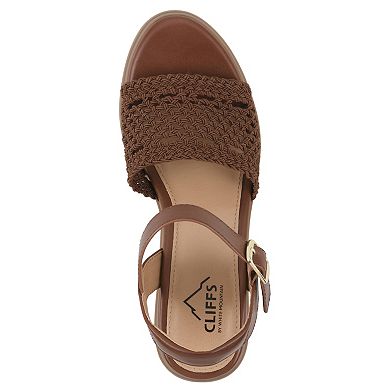 Cliffs by White Mountain Cortland Women's Block Heel Sandals