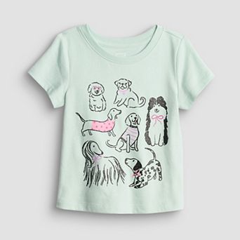 Baby & Toddler Girl Jumping Beans® Short Sleeve Graphic Tee