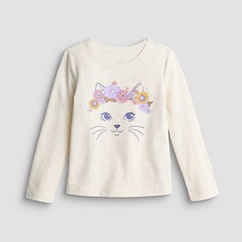 Baby & Toddler Girl Jumping Beans® Core Long Sleeve Tee