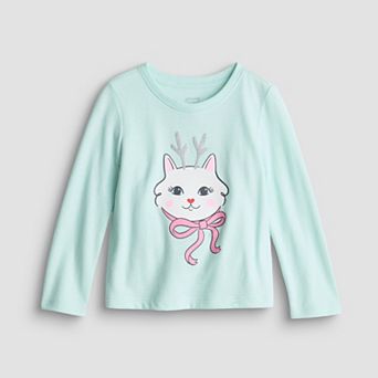 Baby & Toddler Girl Jumping Beans® Core Long Sleeve Tee
