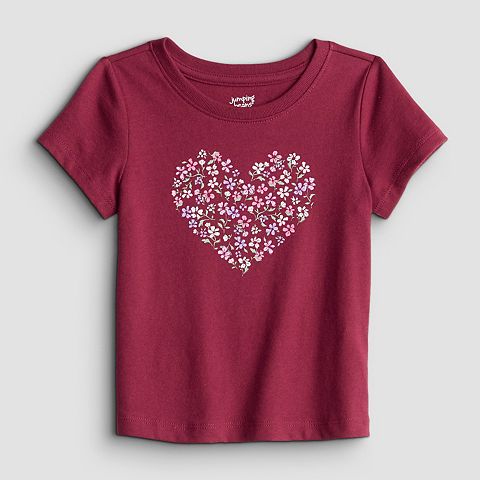Girls 4-12 Jumping Beans Детская футболка Jumping Beans Core Short Sleeve