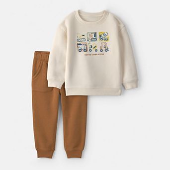 Baby Boys Carter’s 2 pc Fleece Top & Pants Set